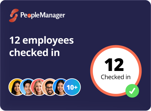 People manager check-ins card