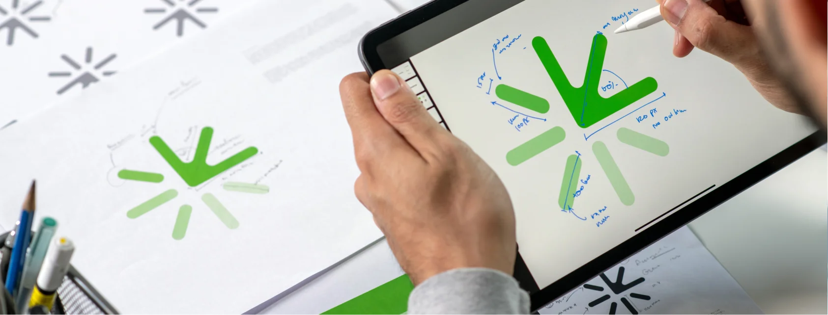 Digital transformation and brand strategy visualization