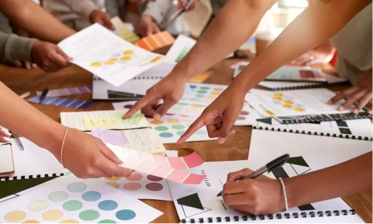 Digital transformation and brand strategy visualization