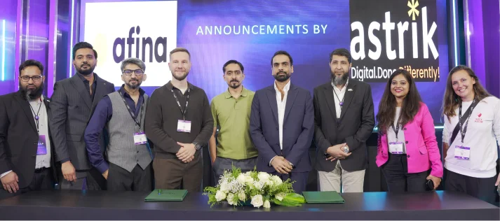Astrik and Afina teams at LEAP 2026