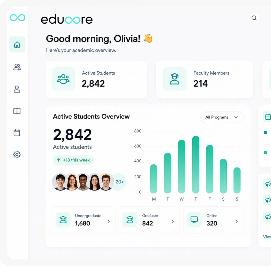 Unified Education Management Platform preview